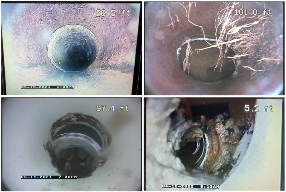 CCTV drain camera inspection