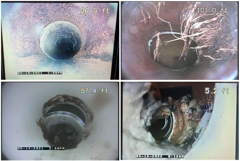 CCTV drain camera inspection