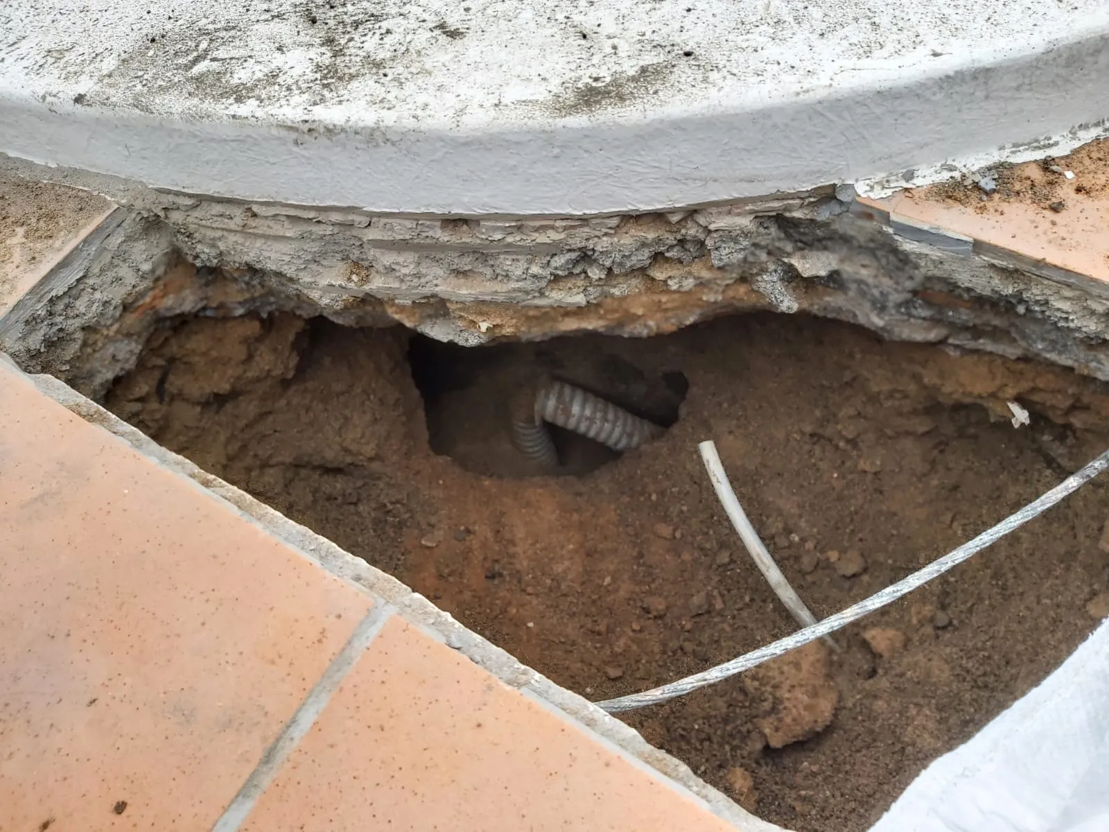 Pool Leak Repair Lanzarote - work example 2