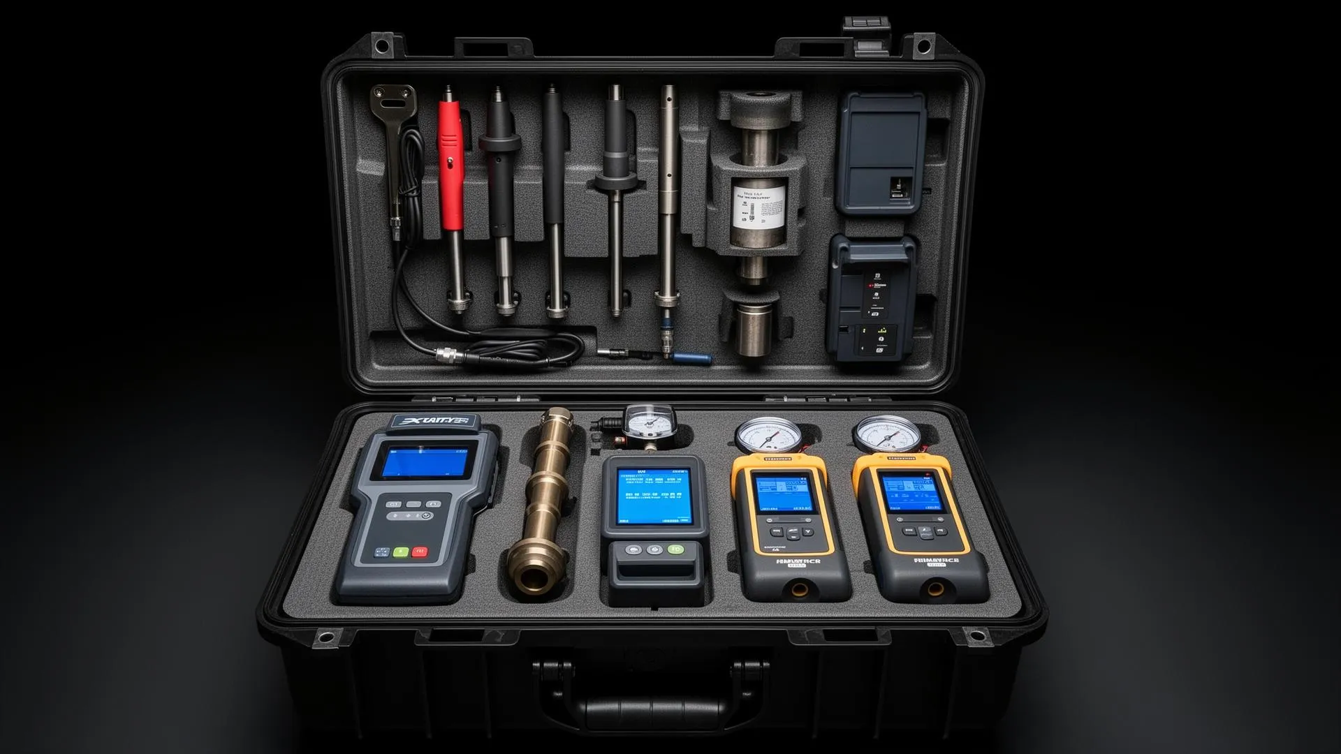 Professional leak detection equipment case Lanzarote