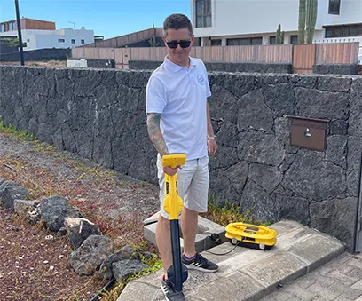 Ground penetrating radar pipe detection